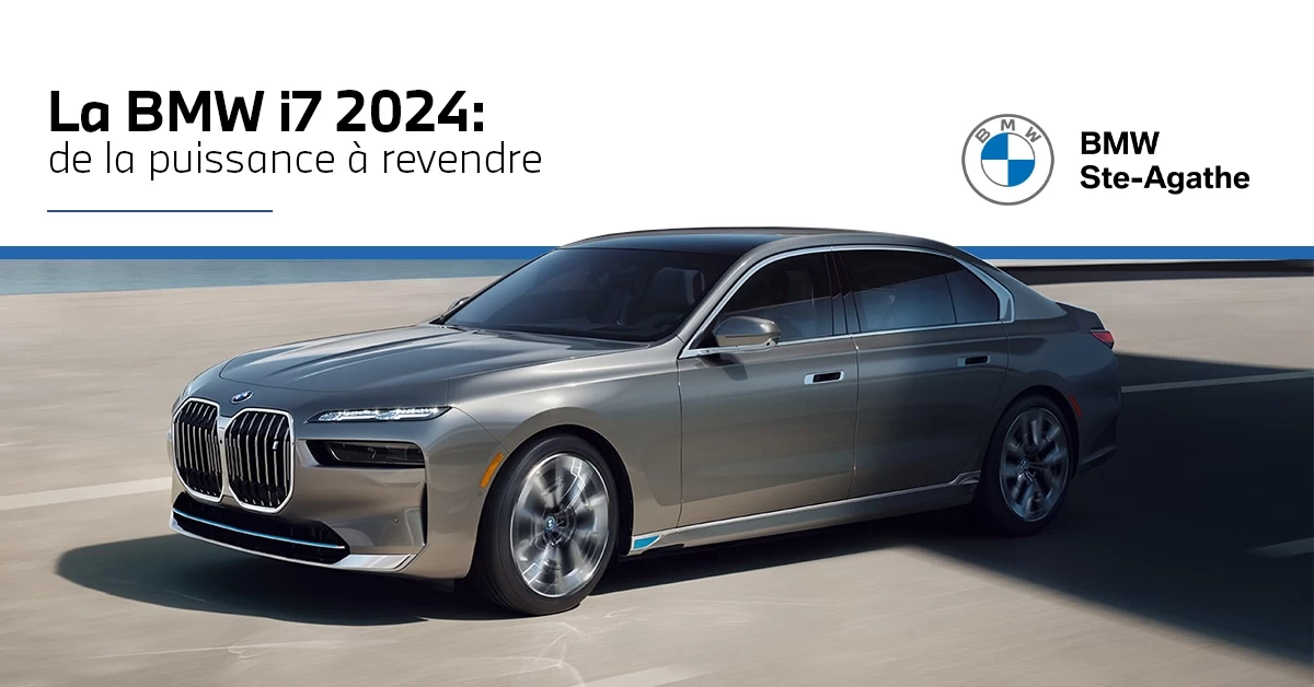 La BMW i7 2025 : de la puissance à revendre