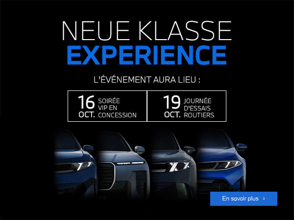 Événement BMW Neue Klasse Experience