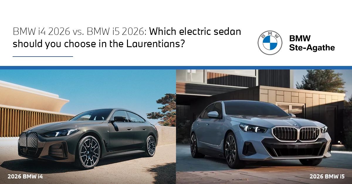 2026 BMW i4 vs. 2026 BMW i5: Which Electric Sedan Should You Choose in the Laurentians?