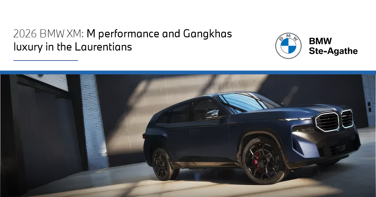 BMW XM 2026: Discover the M Plug-In Hybrid SUV at BMW Ste-Agathe