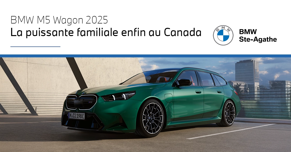 BMW M5 Touring 2025 : La puissante familiale enfin au Canada