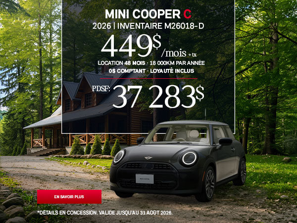 MINI Cooper C 2026