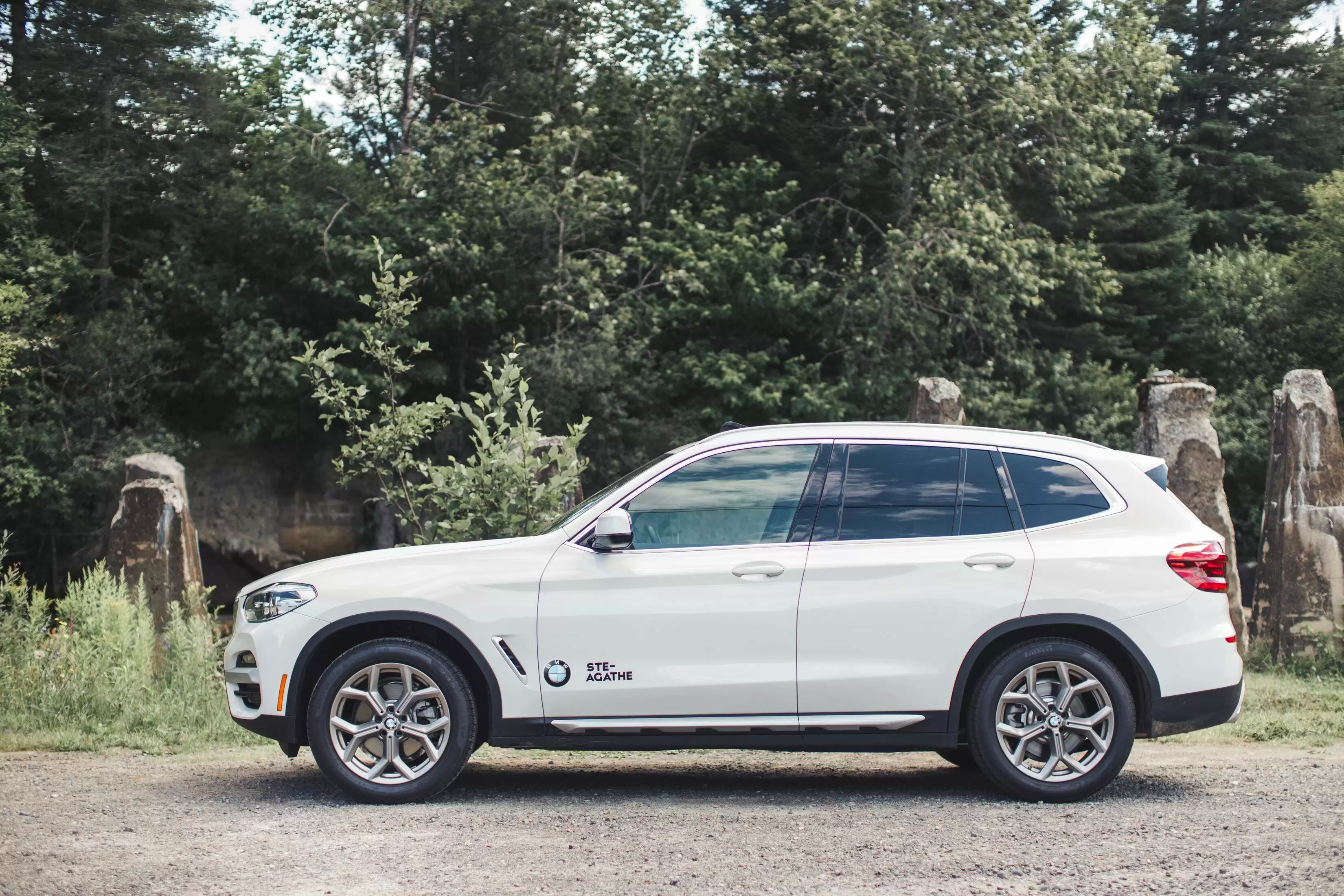 Un véhicule d'essai routier chez BMW Ste-Agathe.